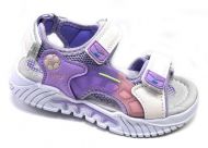 МД туфли открытые белый/фиолетовый