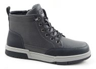 B&G ботинки т.серый/черный