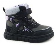 B&G ботинки черный/фиолетовый