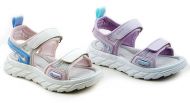 B&G туфли открытые белый-розовый/фиолетовый