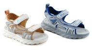 B&G туфли открытые бежевый-белый/серый