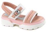B&G туфли открытые розовый/белый