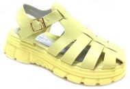 BESSKY туфли открытые желтый