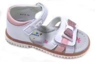 BESSKY туфли открытые белый/розовый