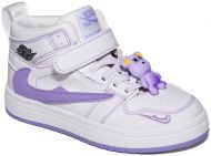 Капитошка ботинки белый/фиолетовый