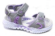 МД туфли открытые серый/фиолетовый
