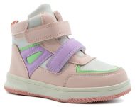 МД ботинки розовый/белый/фиолетовый