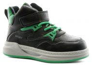 МД ботинки черный/зеленый