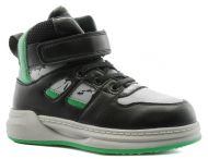 МД ботинки черный/серый/зеленый