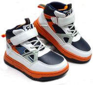 МИКАСА ботинки синий/белый/оранжевый